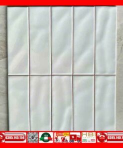 Gạch 75x300 Mosaic ốp trang trí GR0312PV2-FA0312PV2 trắng gợn sóng