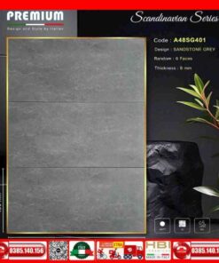Gạch 40x80 Apodio A48SG401 xám mờ