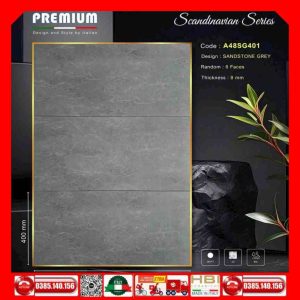 Gạch 40x80 Apodio A48SG401 xám mờ