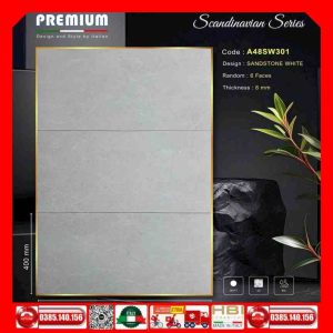 Gạch 40x80 Apodio A48SW301 màu xám