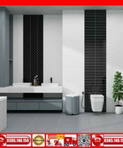 Gạch Mosacic 75x300 Prime 18902-18E02 đen bóng
