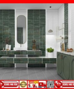 Gạch Mosacic 75x300 Prime 18906-18E06 màu xanh