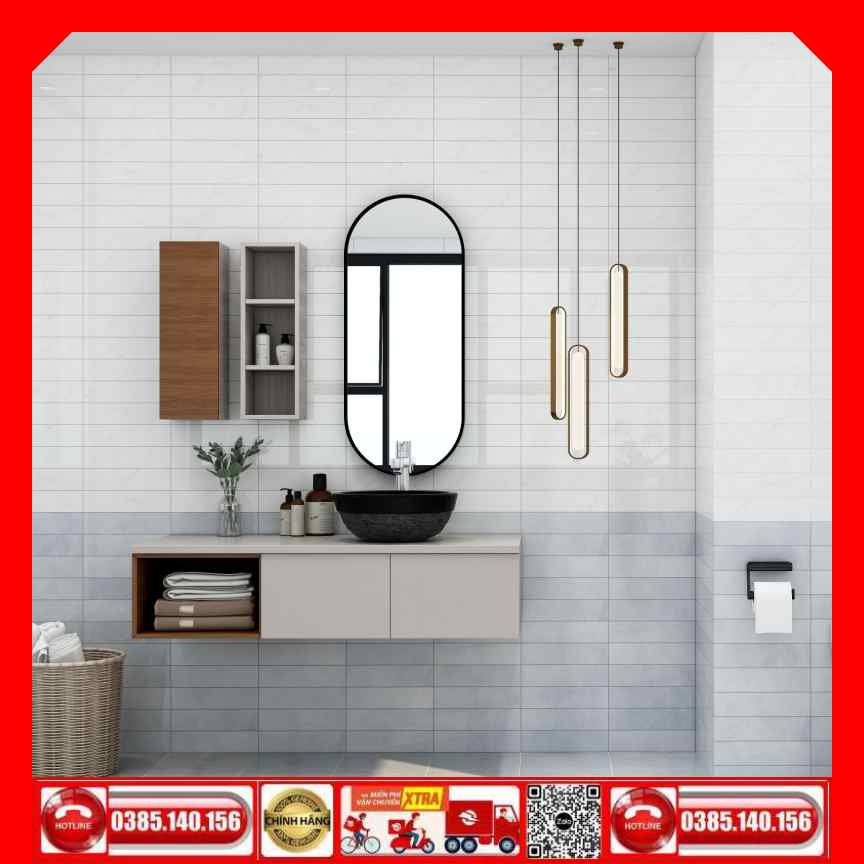 Gạch Mosacic 75x300 Prime 18E13 ốp trang trí