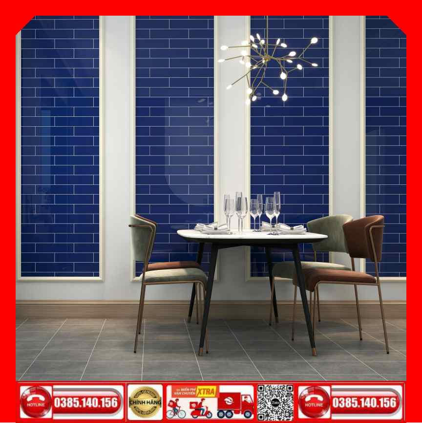 Gạch Mosacic 75x300 Prime 18E14 xanh biển