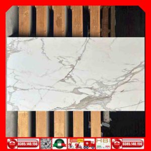 Gạch 80x160 India VIN18609 Calacatta Trắng Xám