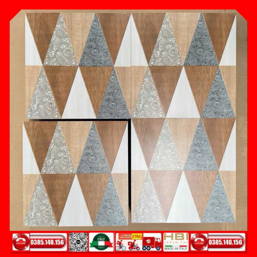 Gạch bông 30x30 Patch-Work-Natural Vinceramic