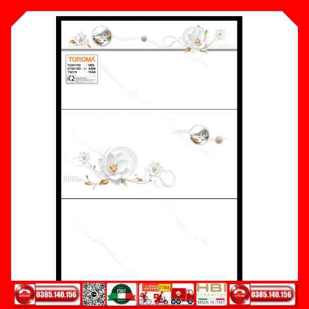 Gạch 30x60 ốp tường Toroma TV36179D