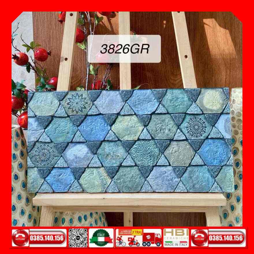Gạch 30x60 Trang Trí India-3826GR