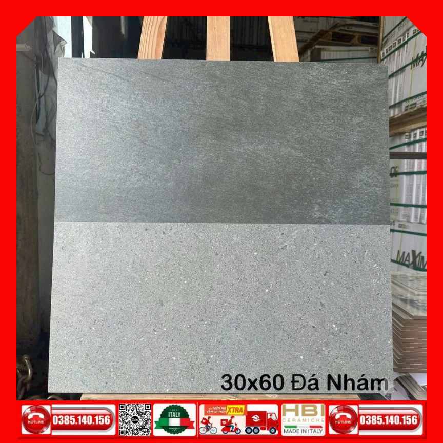 Gạch 30x60 UNIS USGM3613-USGM3614 xám mờ
