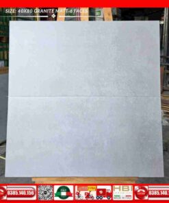 Gạch 40x80 UNIS SL484003 xám bê tông
