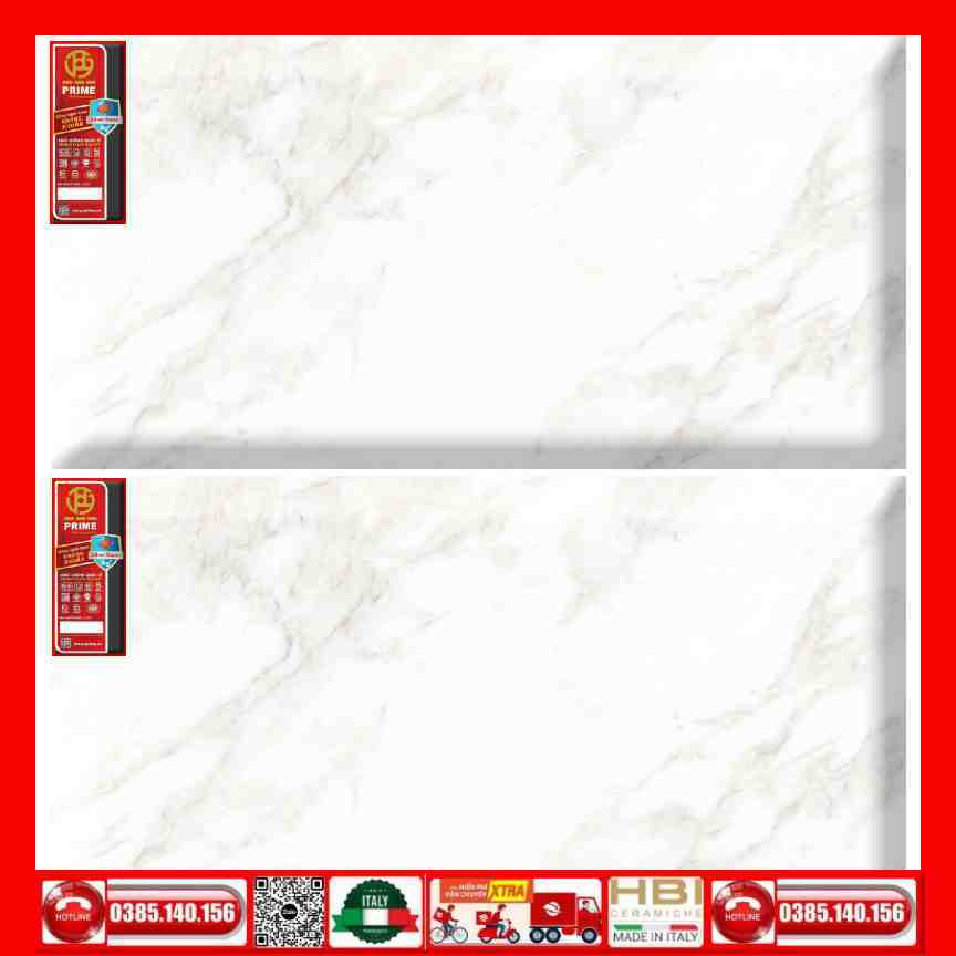Gạch 60x120 Prime 27E77 trắng vân xám