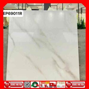 Gạch 60x60 Ý Mỹ EP69011 Trắng Xám Khói
