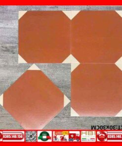 Gạch bông 30x30 cổ điển KB003 nâu