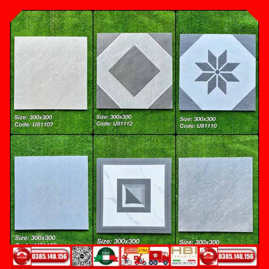 Gạch 30x30 UNIS