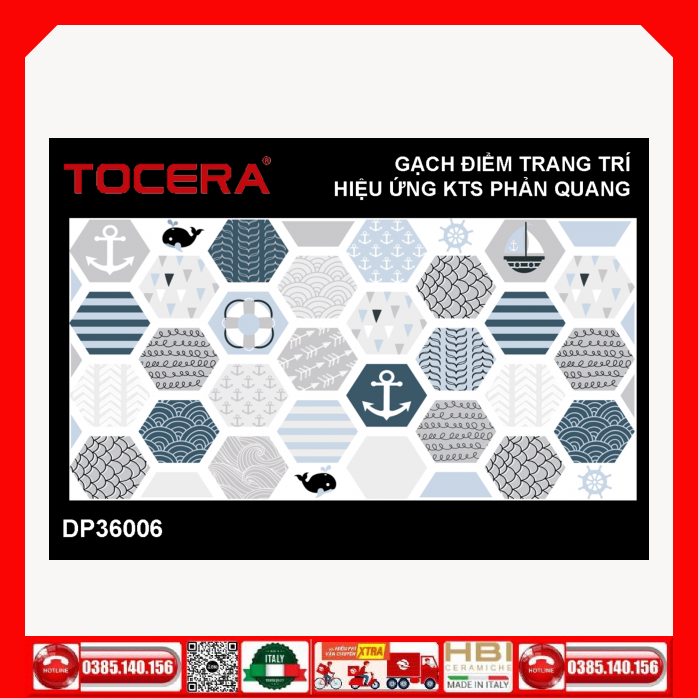 Gạch 30x60 Tocera DP36006 Điểm Trang Trí