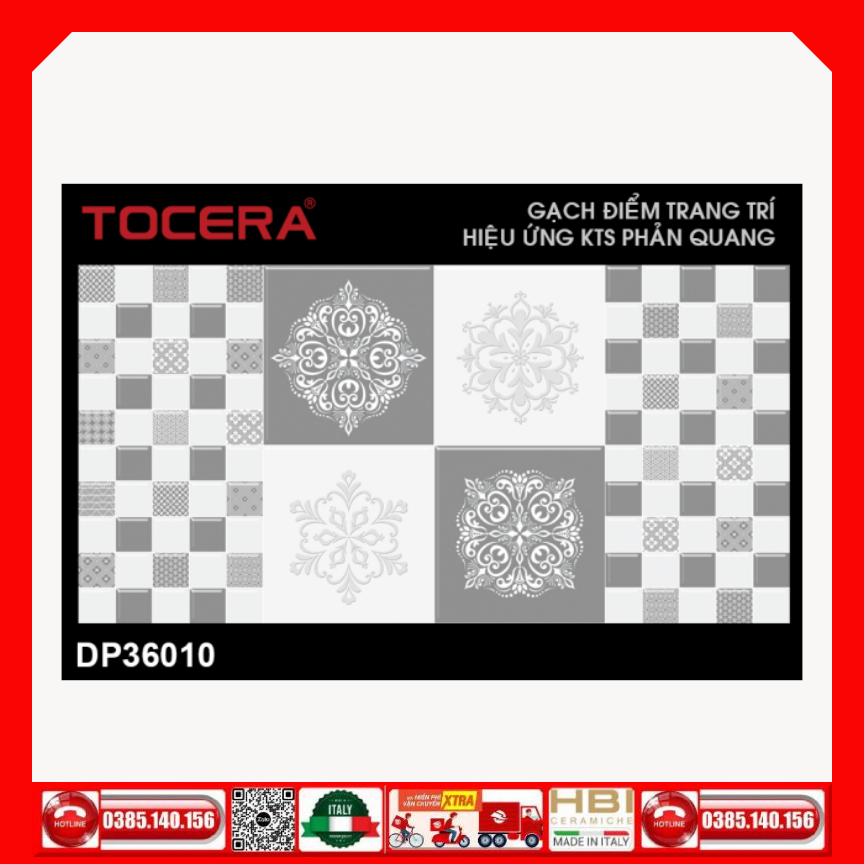 Gạch 30x60 Tocera DP36010 Điểm Trang Trí