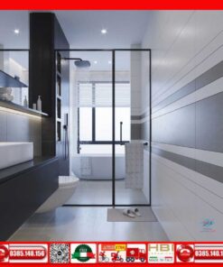 Gạch 30x60 Ý Mỹ N365015H xám mờ