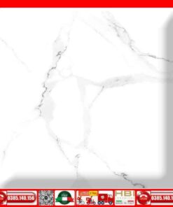 Gạch 80x80 Ý Mỹ P88039RC Marbal trắng xám