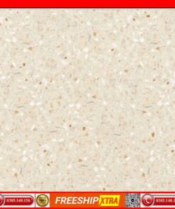 Gạch 80x80 Prime 18500 Terrazzo màu kem