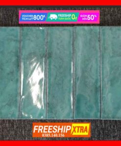 Gạch Mosaic 10x30 màu xanh VINS1306