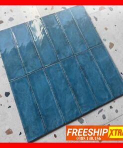 Gạch Mosaic 10x30 màu xanh VINS1308