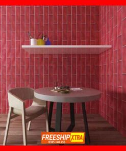 Gạch Mosaic 10x20 Đỏ