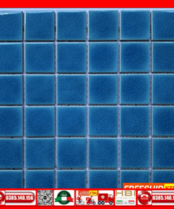 Gạch Mosaic gốm men rạn xanh ngọc VINGM960