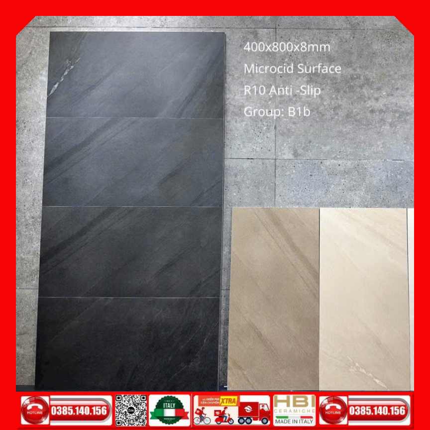 Gạch 40x80 Apodio A48ND628 đen mờ